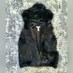 Hooded Fur Vest